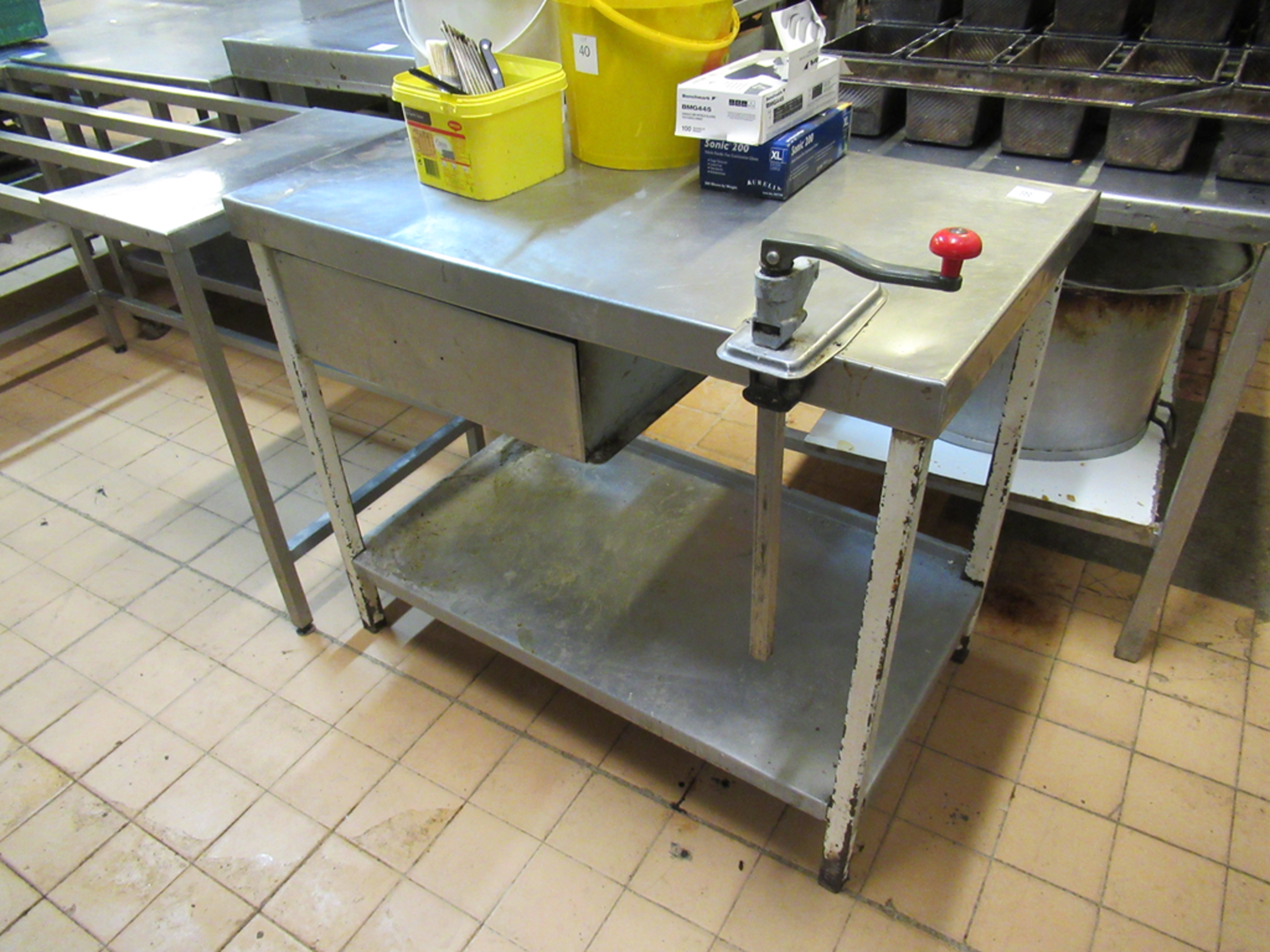 Stainless Steel Prep Table 2740 x 770 x 850mm High & 2 S/S Topped Prep Tables 2000 x 770 x 900mm Hig - Image 3 of 3