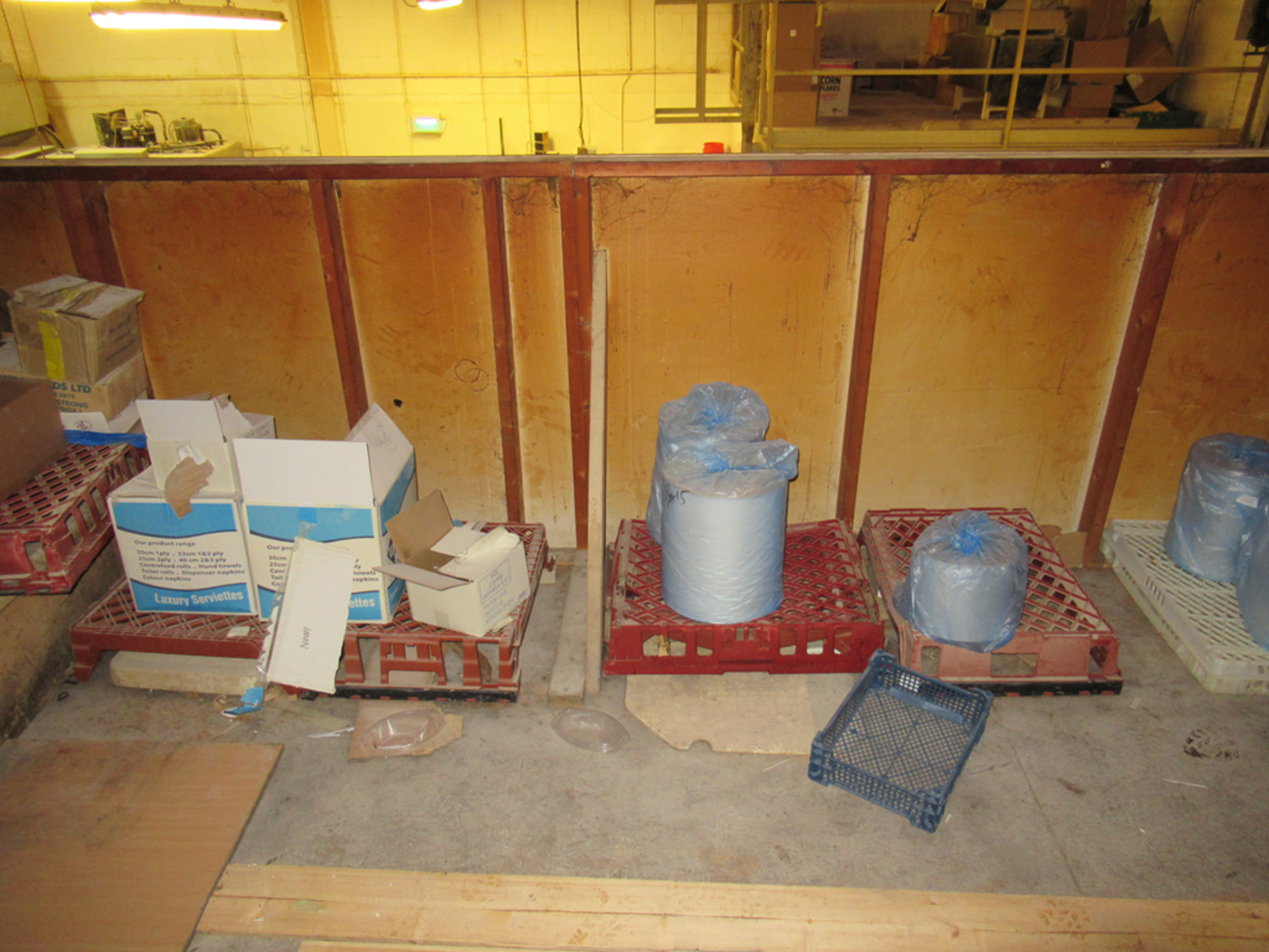 Qty of Packaging, cooking utensils, etc - on Mezzanine Floor - Image 5 of 10