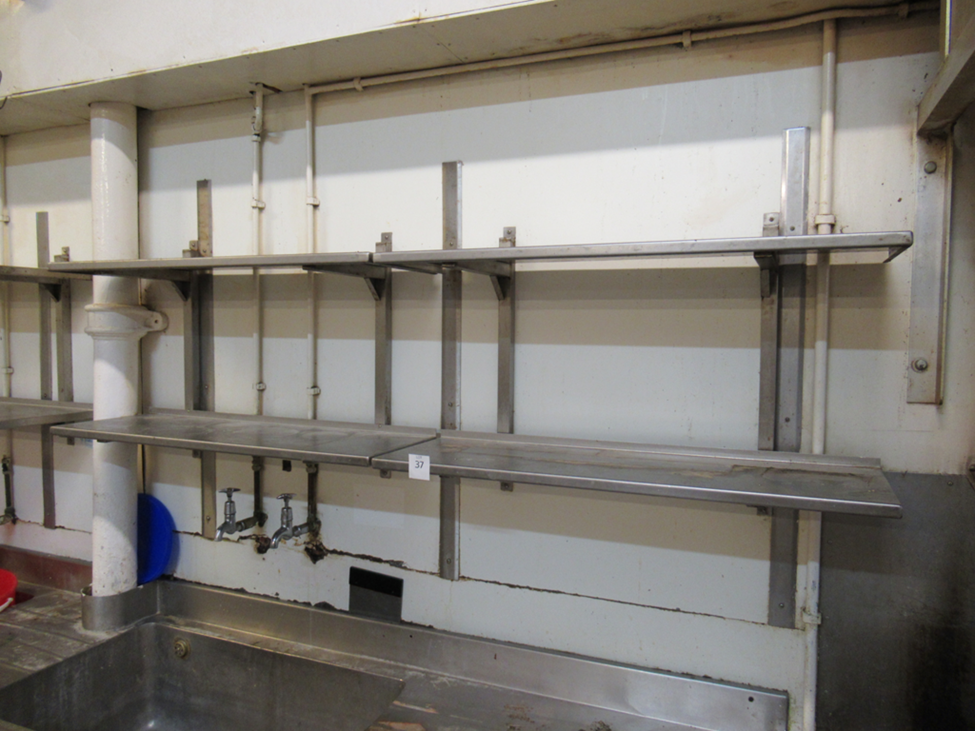 8 x Stainless Steel Shelves - Image 2 of 3