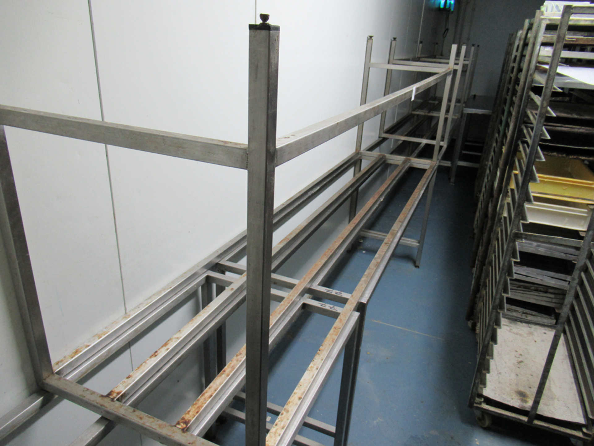 3 x S/S Packing Table 2750/2000/1100mm long each, one 600mm Wide x& 840mm High - Image 2 of 3