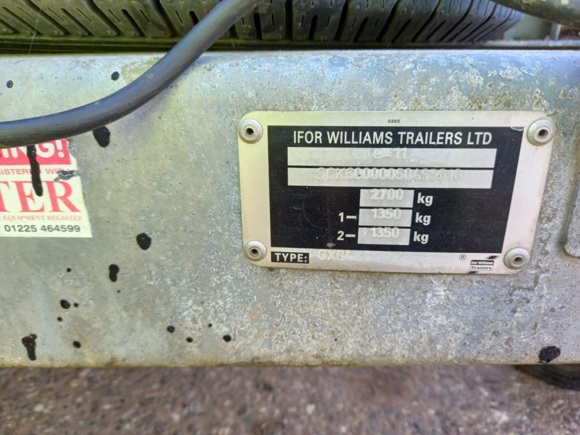 Ifor Williams Twin Axle Trailer (GX84) - Image 3 of 4