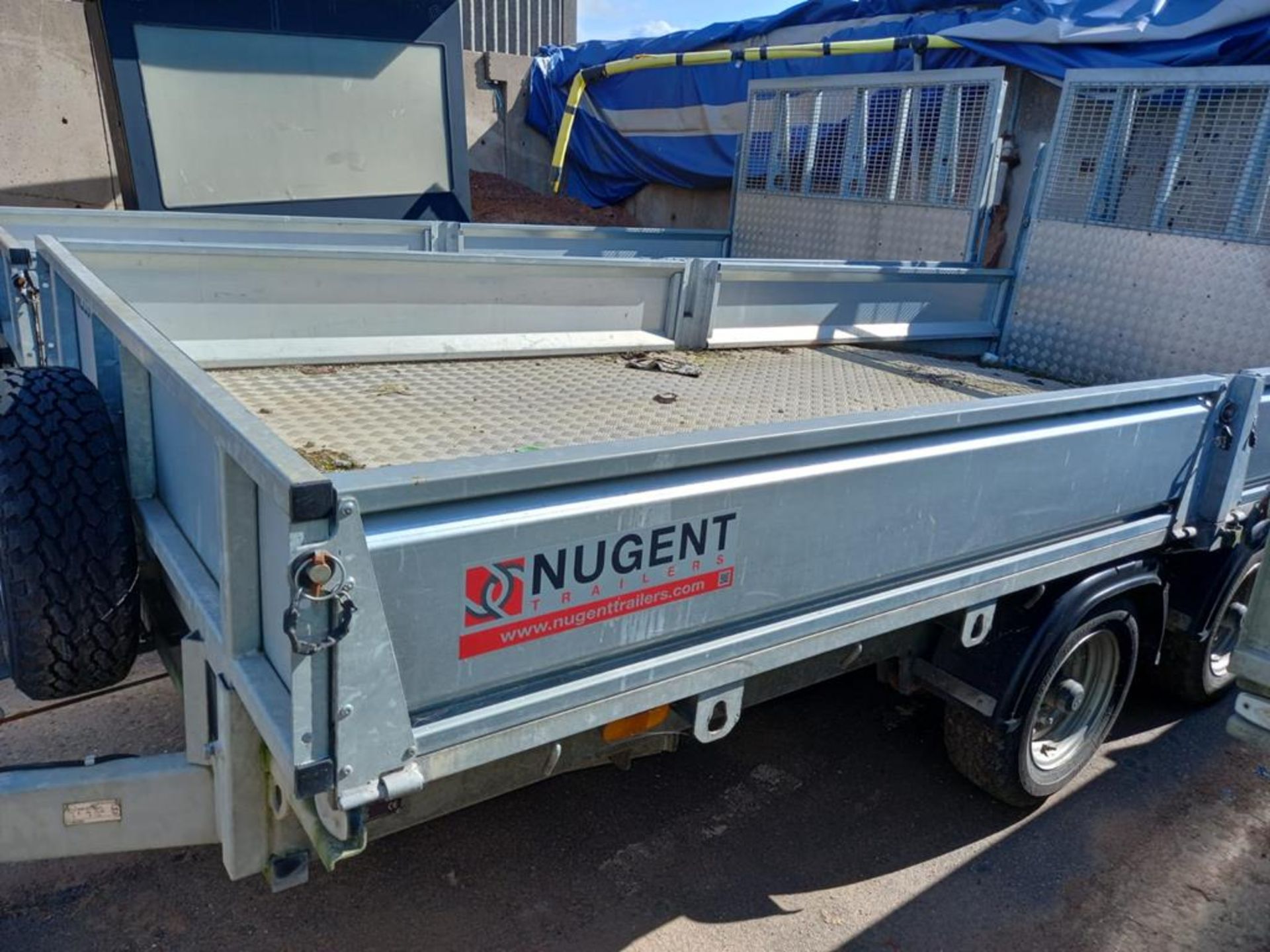 Nugent Twin Axle Beavertail Trailer (NEL35)