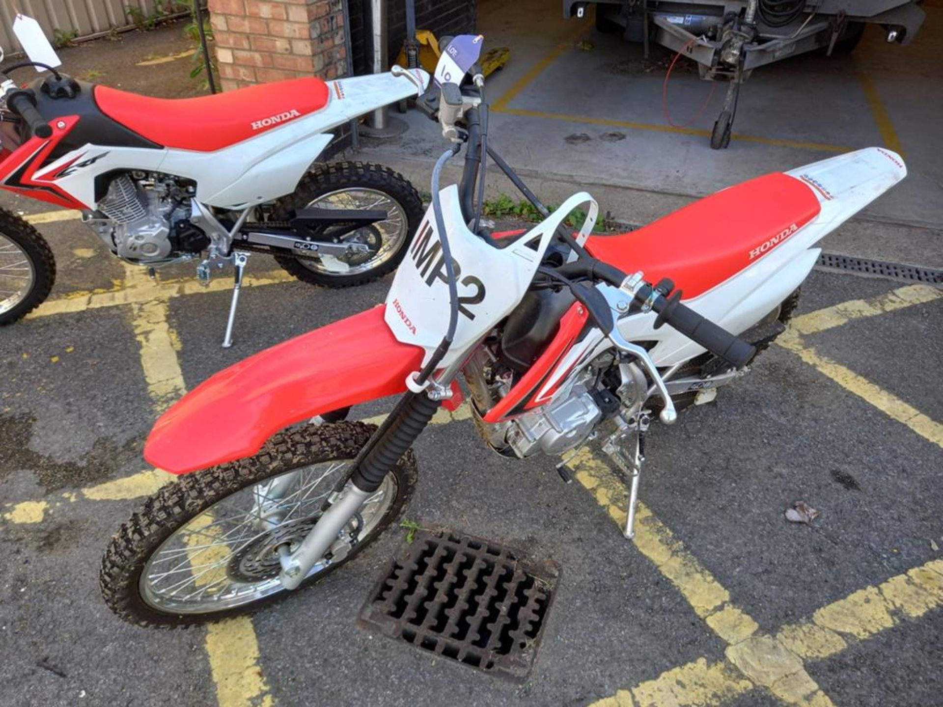 Honda CRF125FB Off Road Motorcycle (virtually unused) - Image 2 of 4