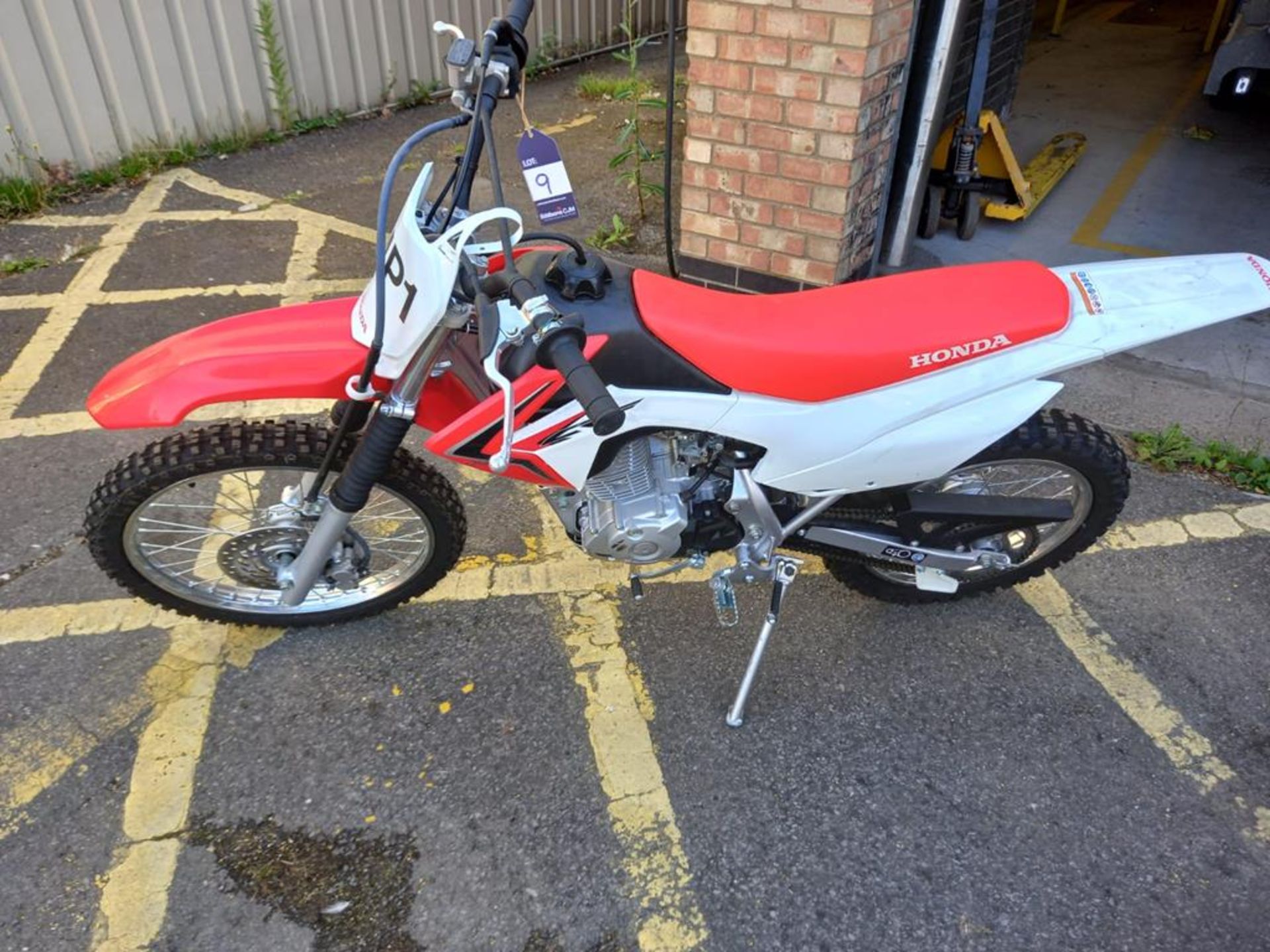 Honda CRF125FB Off Road Motorcycle (virtually unused) - Image 3 of 4