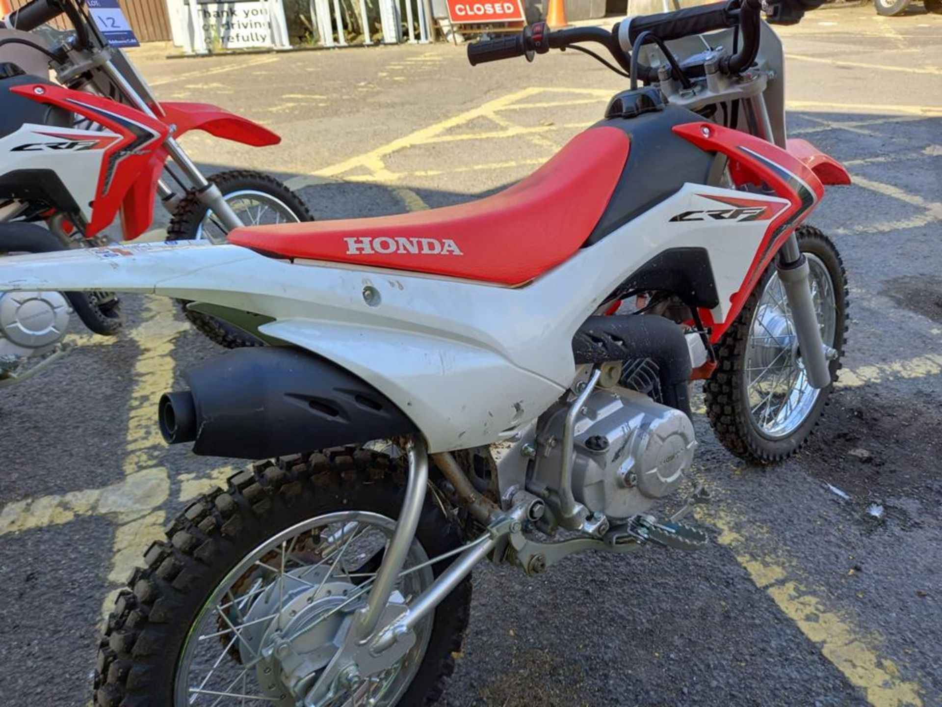 Honda CRF110F Off Road Motorcyle (virtually unused) - Image 2 of 4