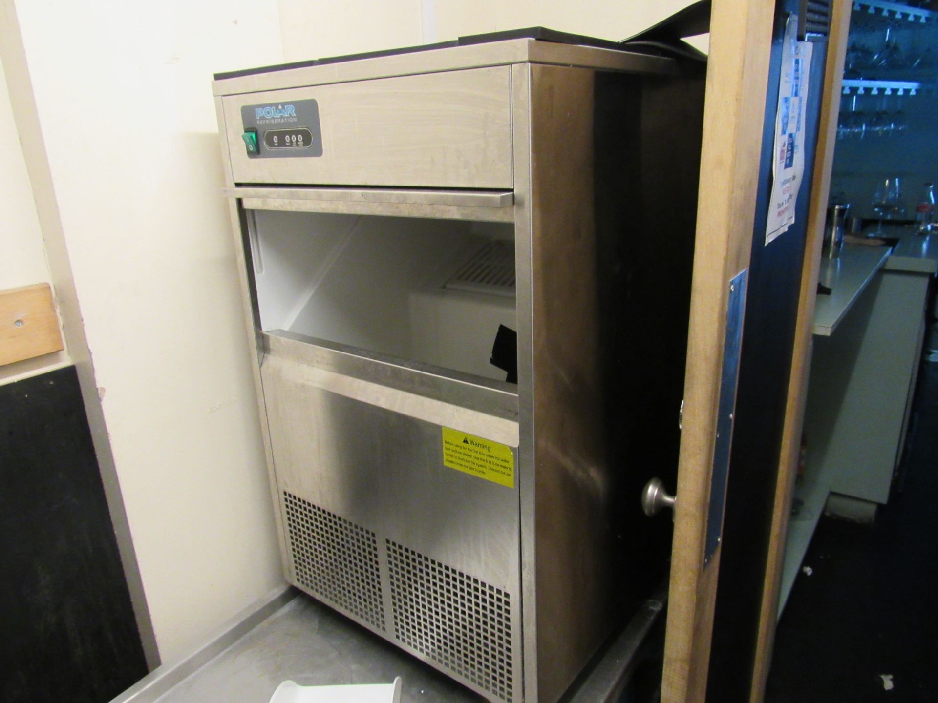 Polar Refrigeration Ice Machine with Stainless Ste