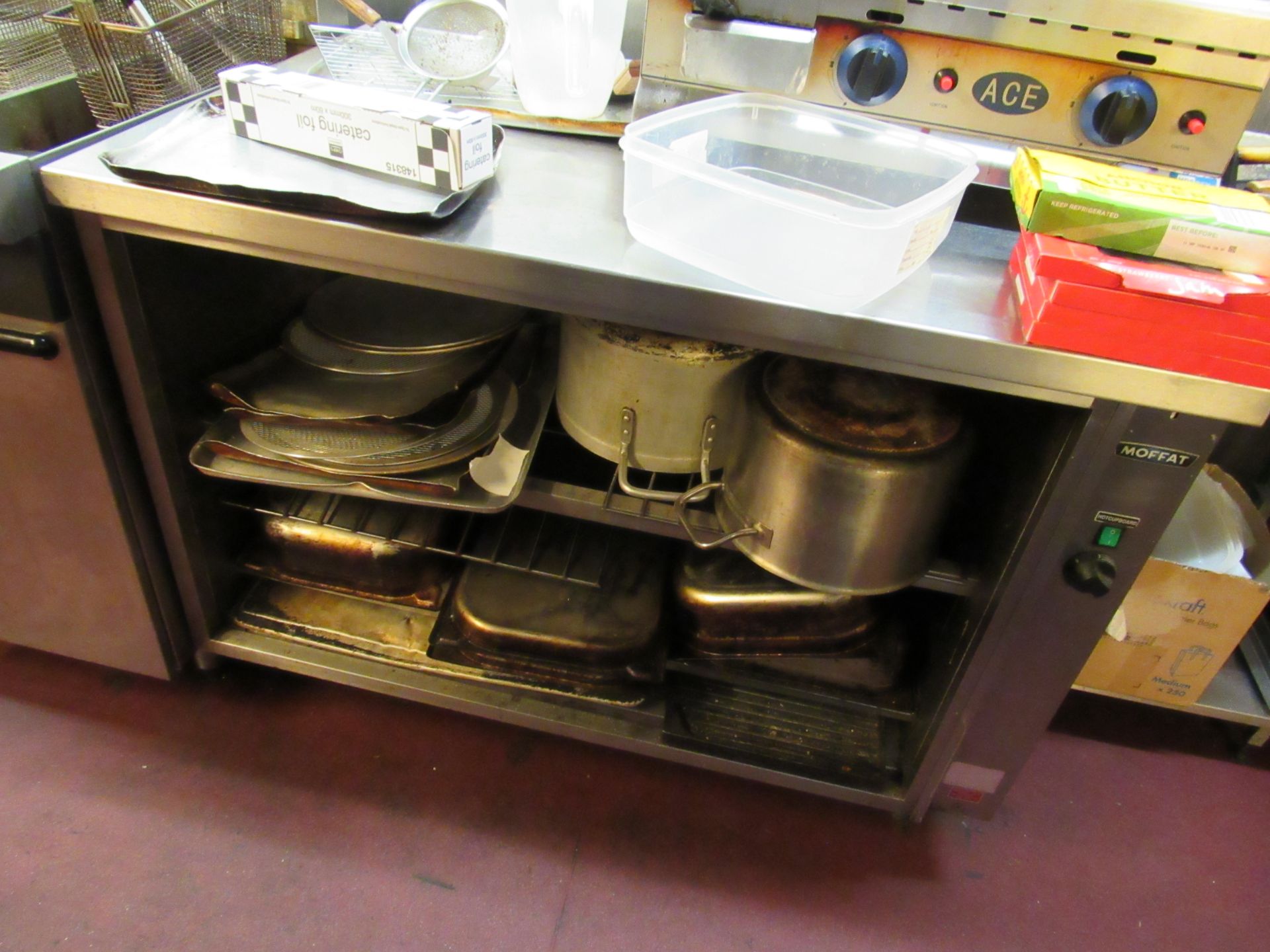 Moffat Heated Cabinet (out of use) with contents - Image 2 of 3