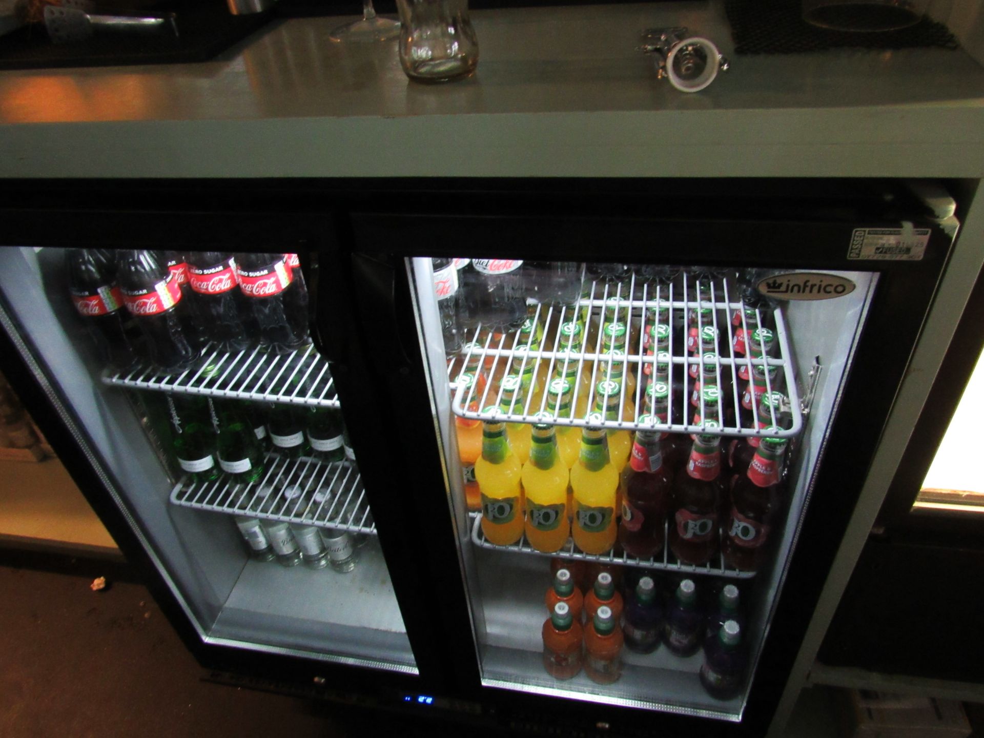 Infrico Double Door Bottle Fridge - Image 2 of 2