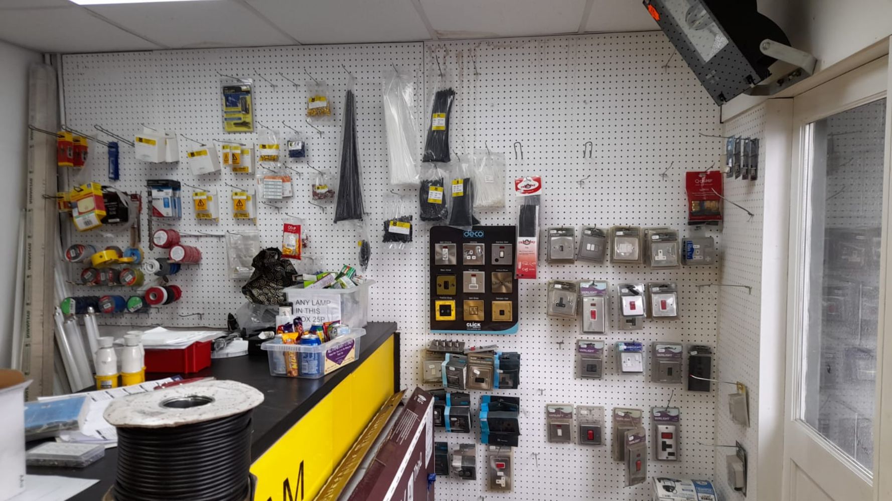 Remaining Contents of an Electrical Wholesalers