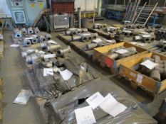 Large quantity of steel castings, located on approx. 26 pallets