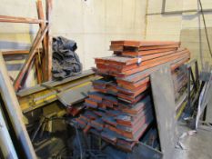 Quantity of racking beams and steel beams, etc.