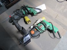 Hitachi DH24F3 Hammer Drill and Hitachi DV20T Hamm