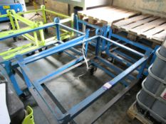 4x Euro Craft FG1201-650 Mobile Pallet Trolleys, size 1210 x 810 (fits Euro Pallet), max capacity