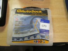 Auto Sock Pair Snow Socks (Please Note this lot is located in Bradford and collection is on Monday