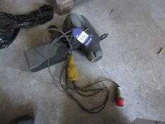 Unbadged Electric Hoist with Pendant, swl 0.5tonne