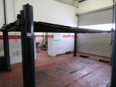 Bradbury 3 Ton, 4 Post Lift Master MK1 Vehicle Lift Serial Number 735/7547. Please Note this lot