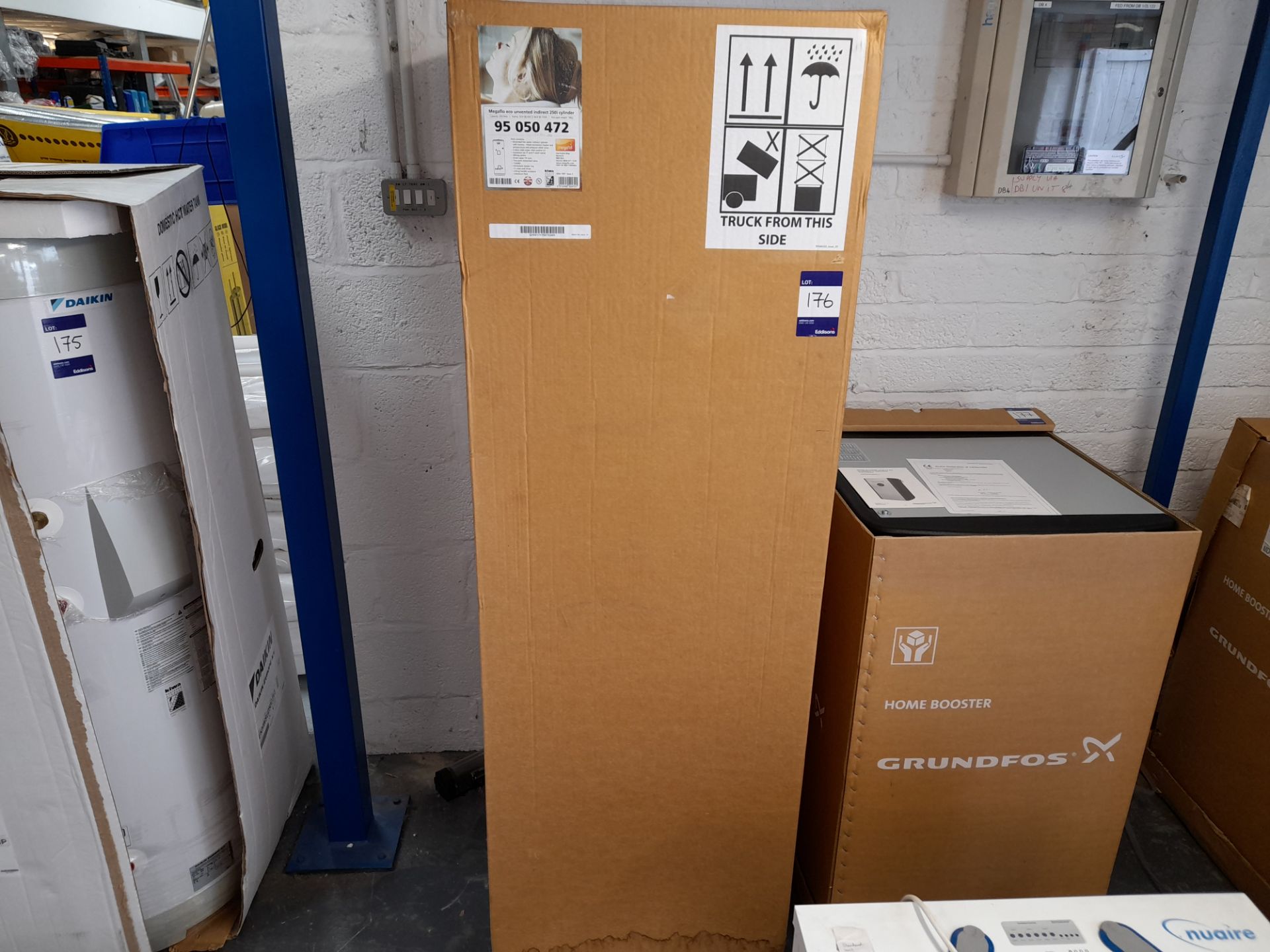 Megaflo eco unvented indirect 250 cylinder, boxed and unused