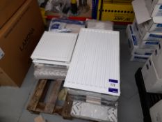 Assortment of radiators to pallet