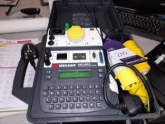 Megger Pat 4 DV/3 Portable Appliance tester (in ground floor office)