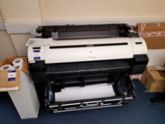 Canon Image Prograf IPF770 Large Format Colour Printer, Paper stock included, located on first