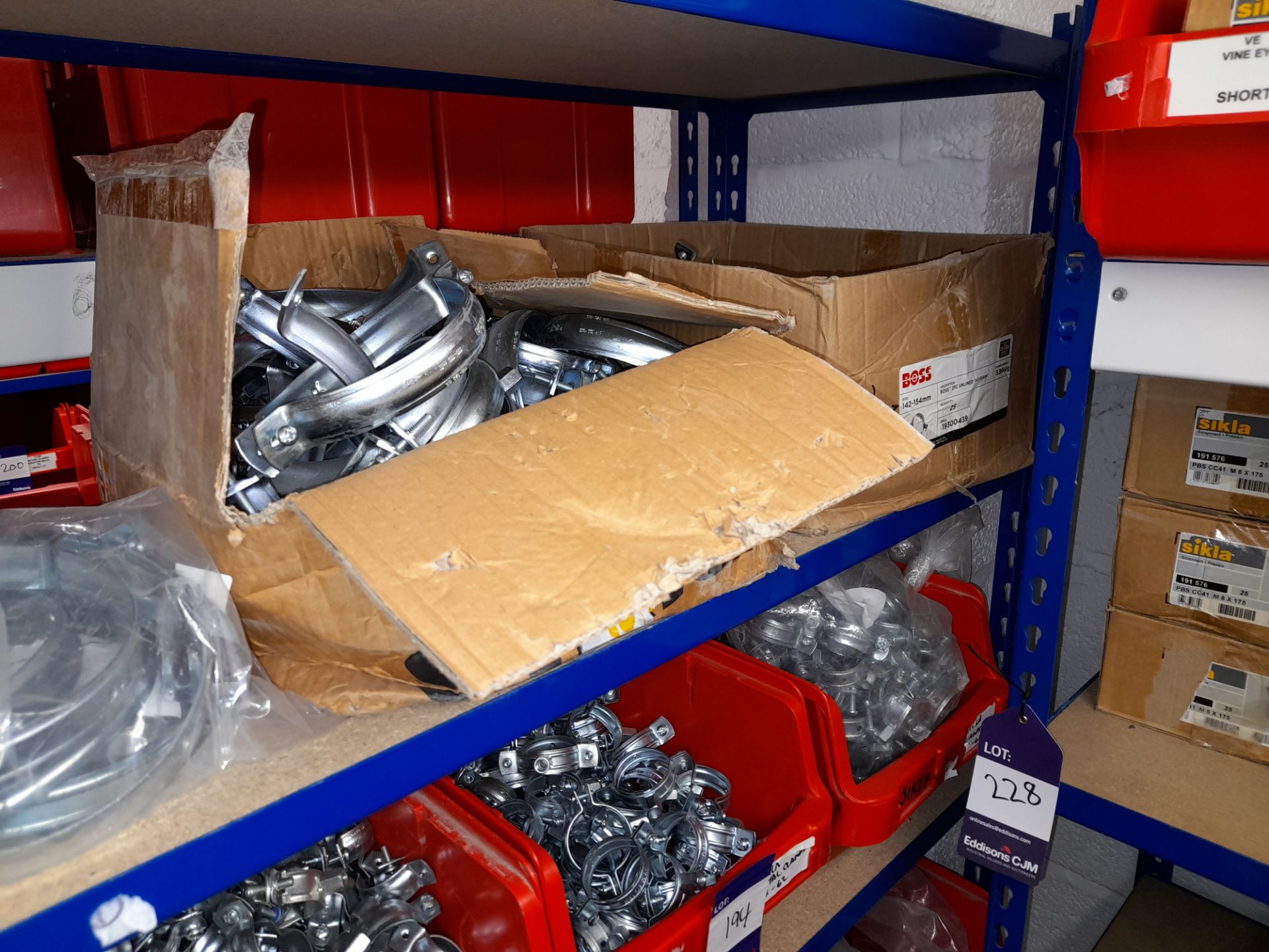 Large Quantity of stock to 13 bays, bolts, nuts, clamps, bracketry, fittings, washers, plastic - Image 16 of 41