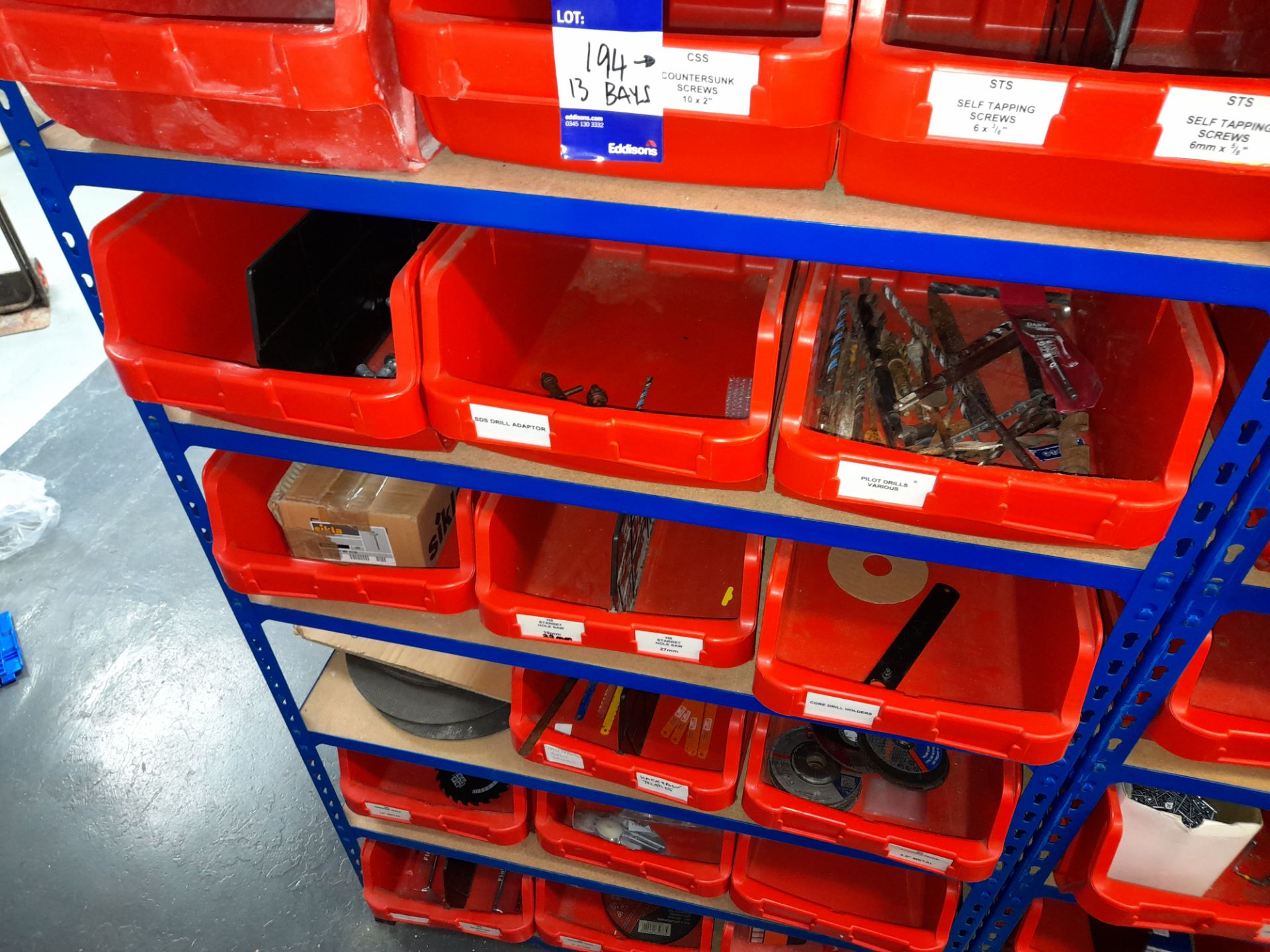 Large Quantity of stock to 13 bays, bolts, nuts, clamps, bracketry, fittings, washers, plastic - Image 41 of 41