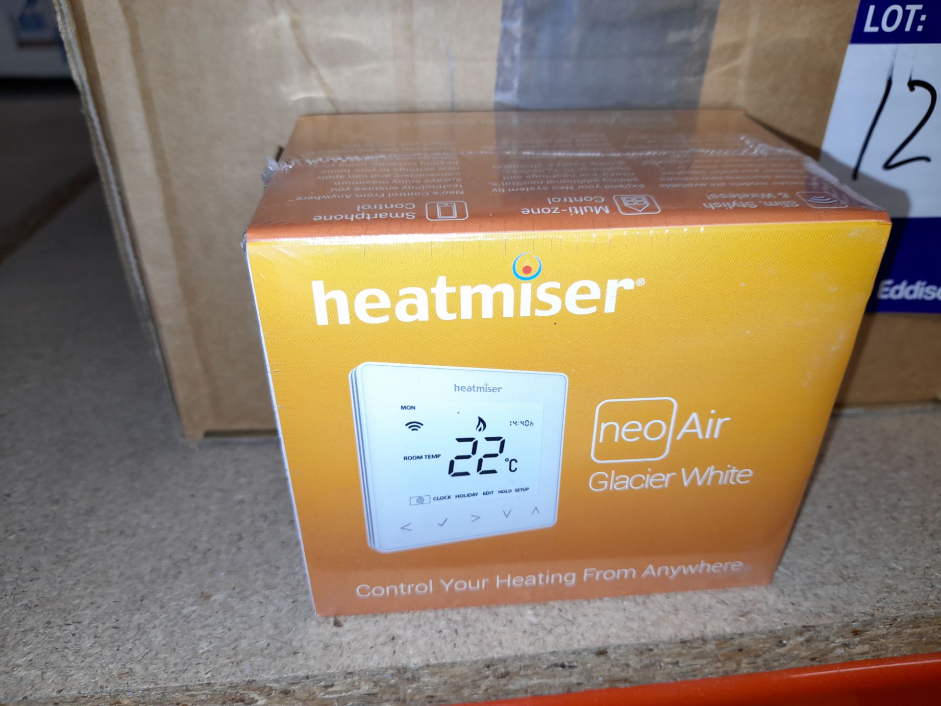 2 x boxes of Drayton RT212 Thermostatic Radiator valves & 1 x box of Heatmister Neo air control - Image 4 of 5