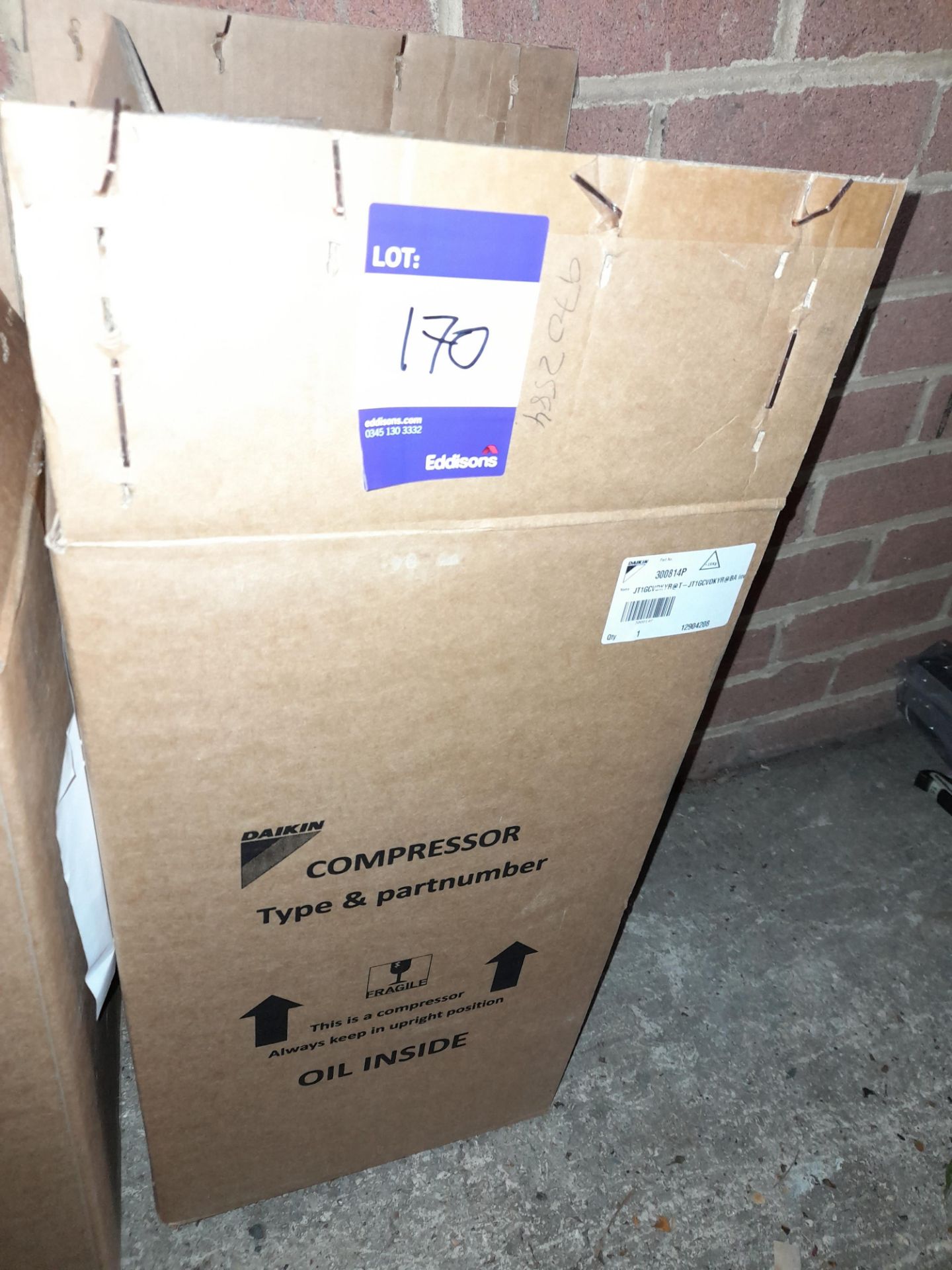 Daikin 300814P Compressor, to box