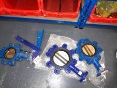 3 x Assorted valves