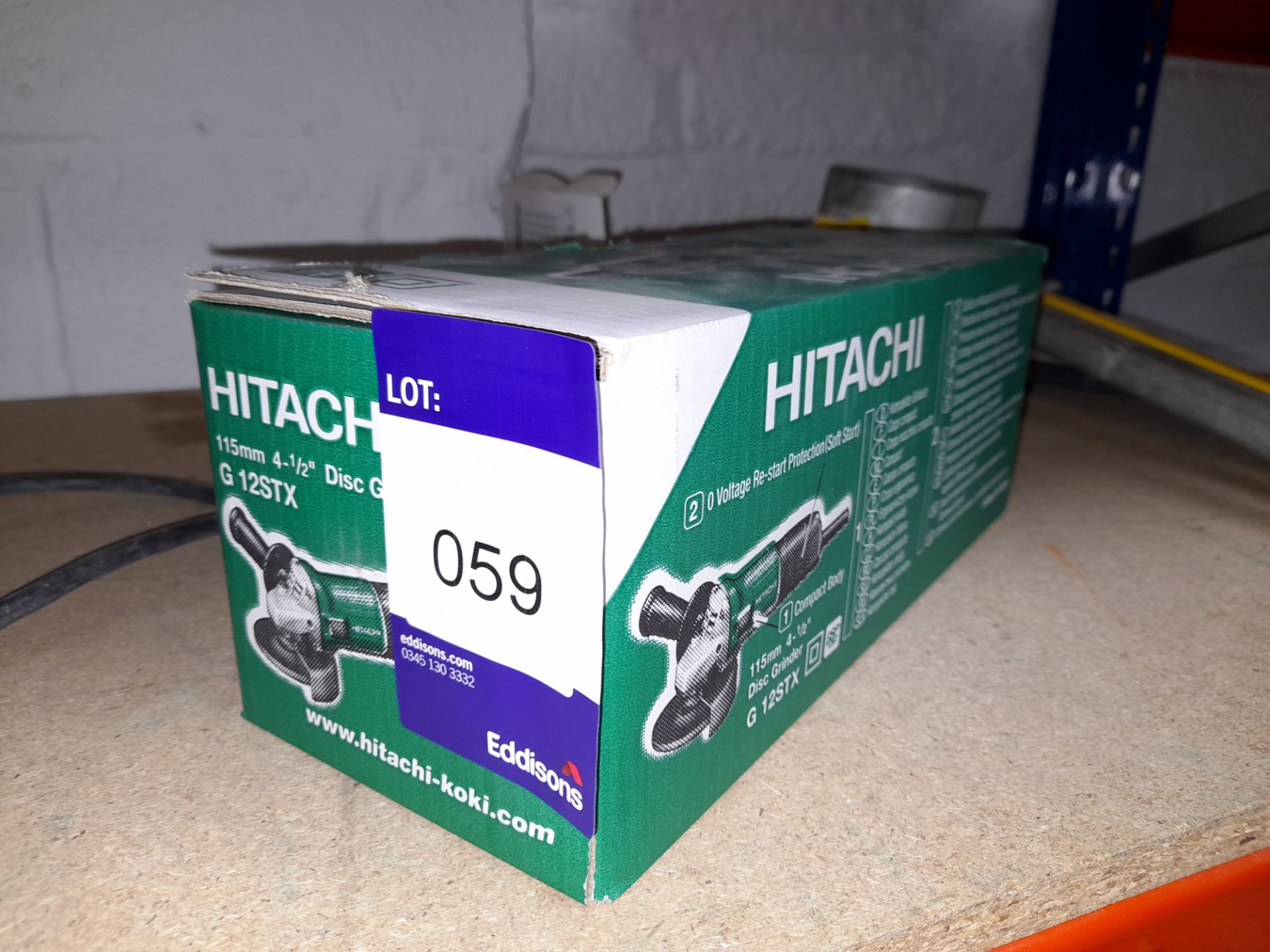 Hitachi G12S7X 4.5in Disc Grinder (boxed)