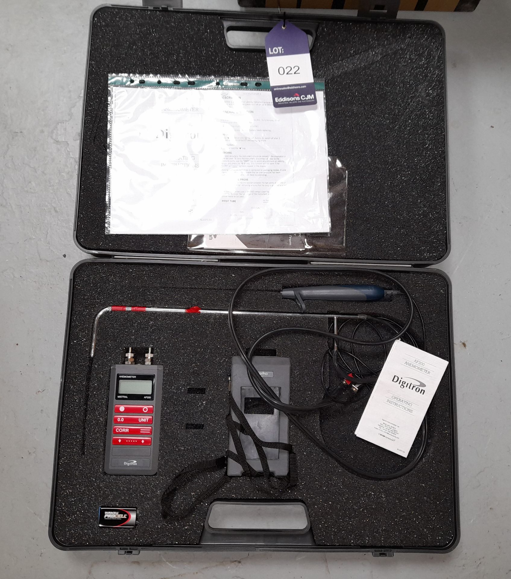 Digitron AF200 Thermal Anemometer