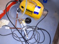 REMS E-Push2 electric pressure testing pump