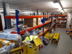 5 x bays of boltless shelving Approx. (h) 1980 x (w) 1840 x (d) 620 (Delayed collection, to be