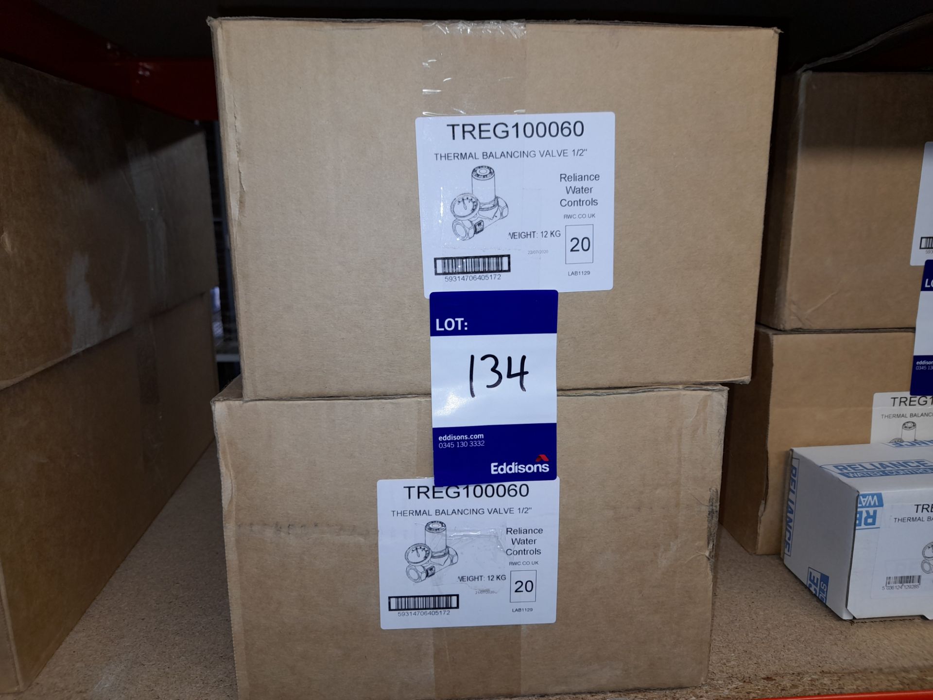 2 x Boxes of Reliance Water Controls Thermal Balancing Valve 1/2” , 20 per box