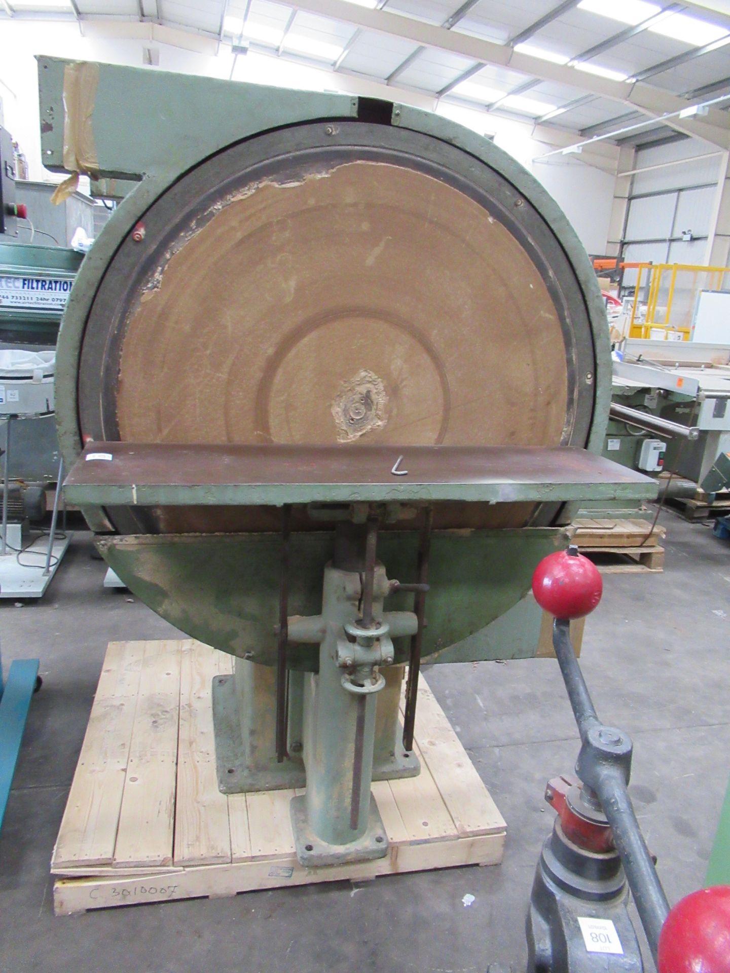 Large Heavy Dust Twin Head Disk Sander 3PH