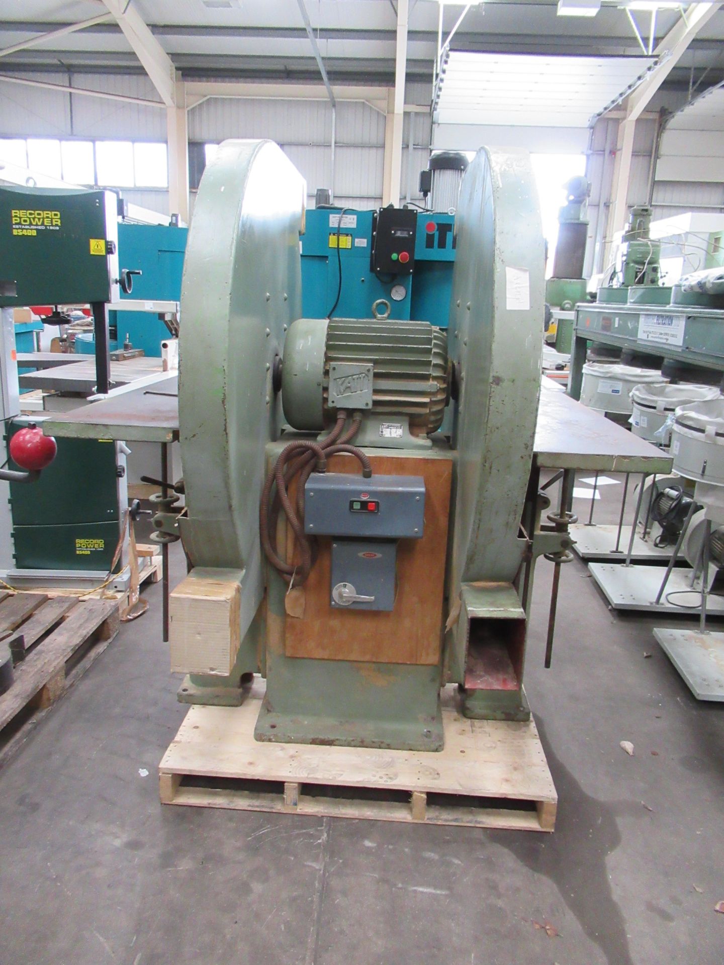 Large Heavy Dust Twin Head Disk Sander 3PH - Image 2 of 3