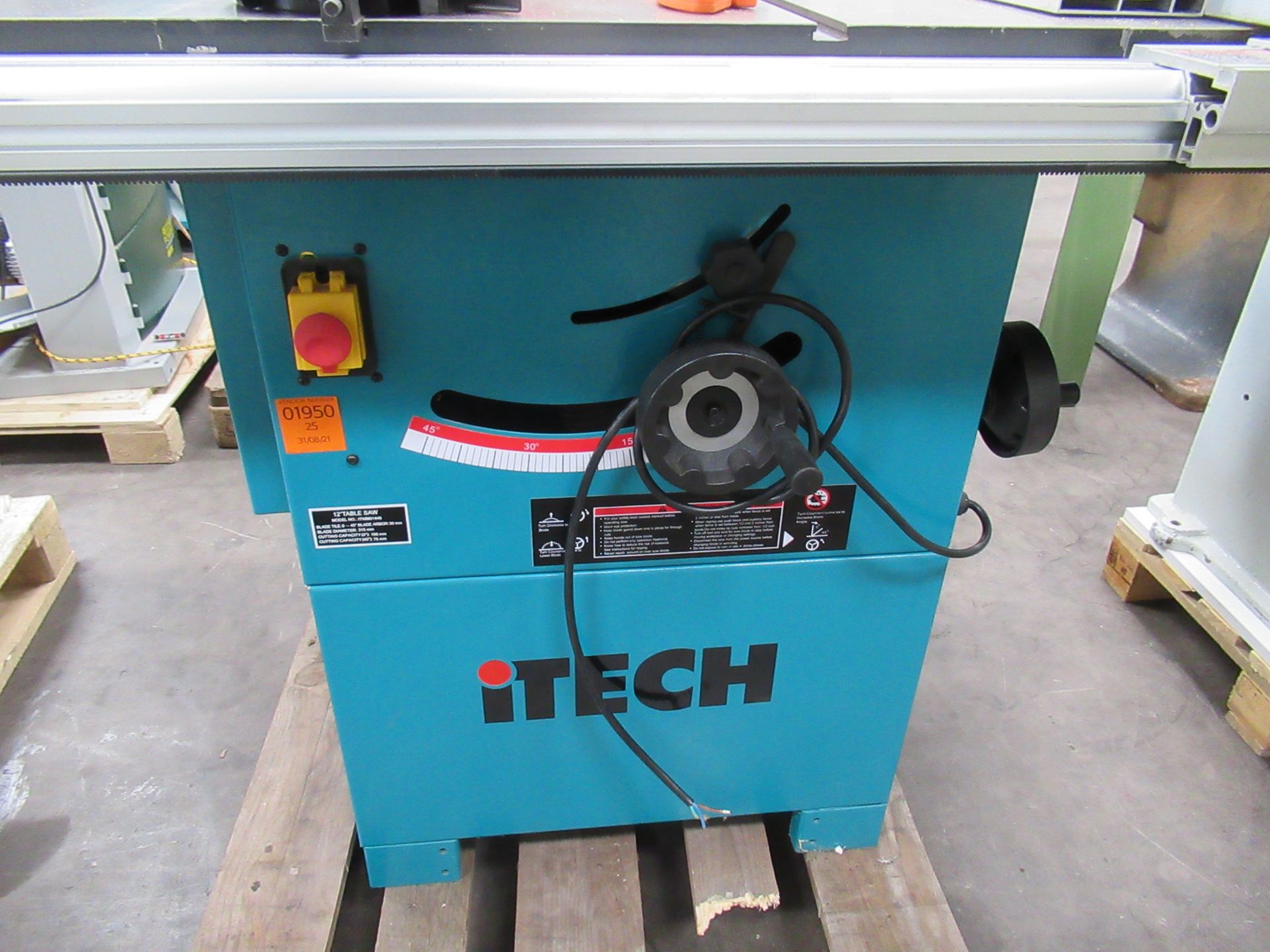 iTEch 12" Table Saw 240V - Image 2 of 4