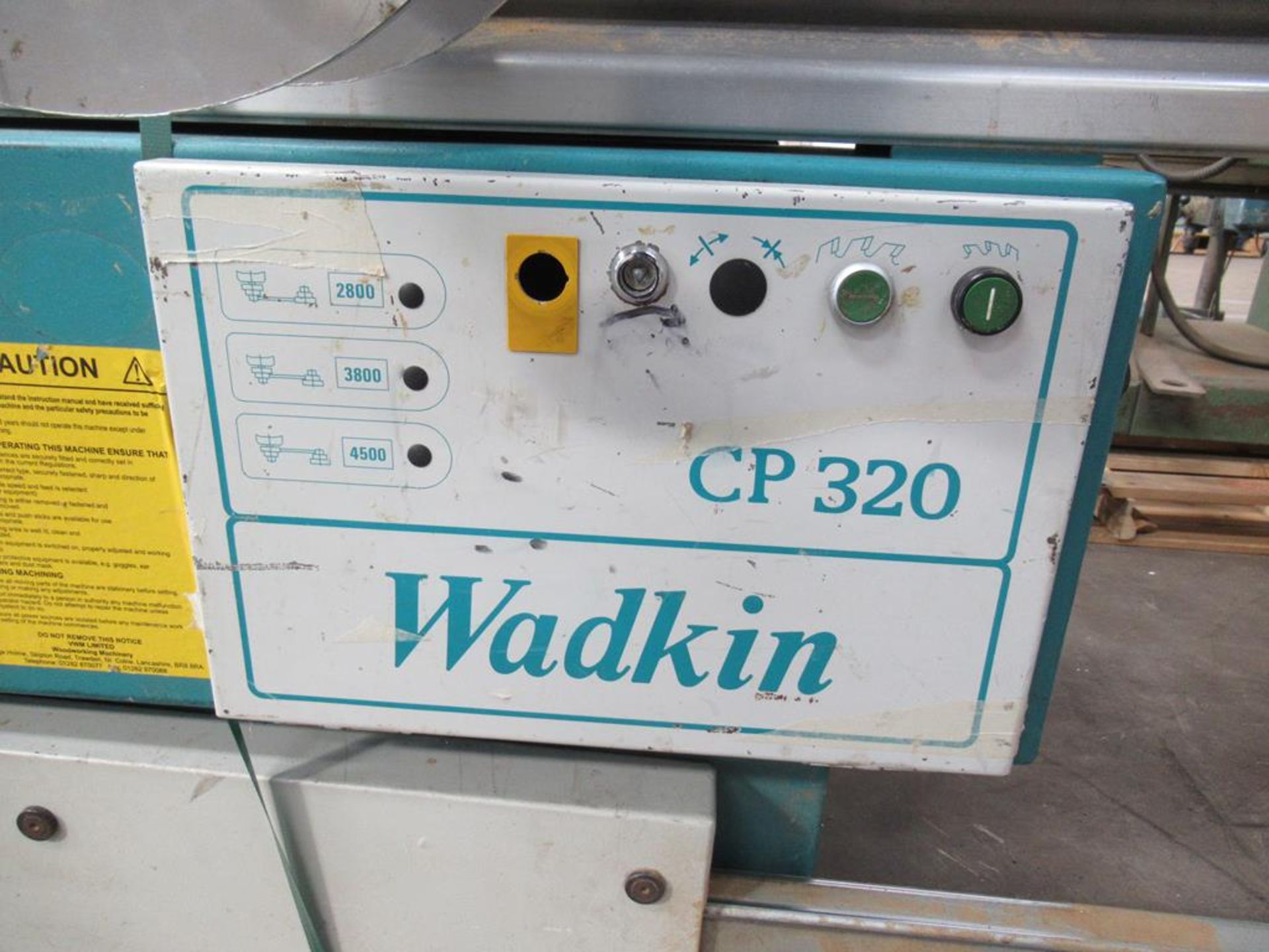 Wadkin CP320 Sliding Tablesaw - Image 3 of 7