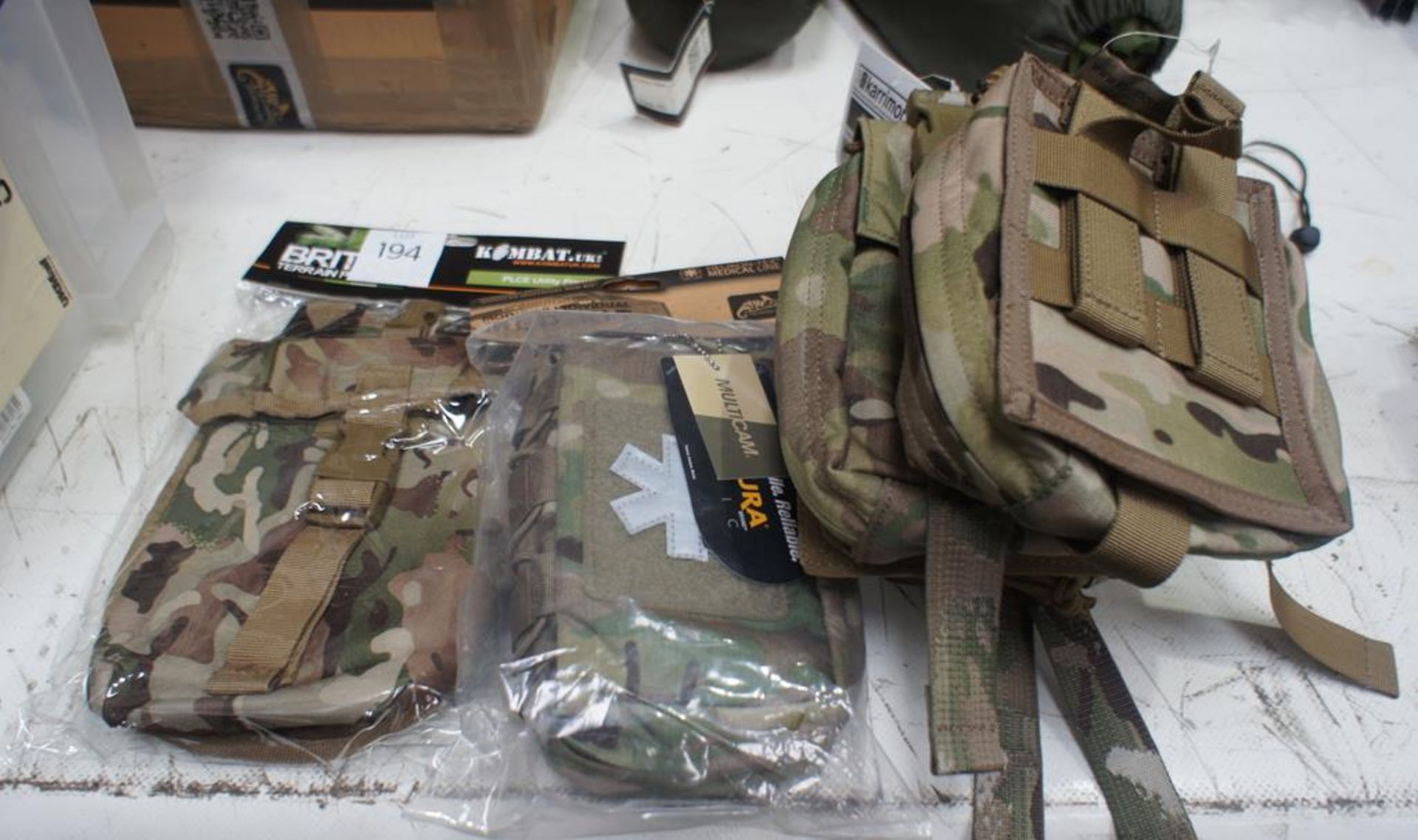 Qty of varioud utily pouches, weapon cleaning wallets, inflating pillows and webbing yoke - Image 3 of 8