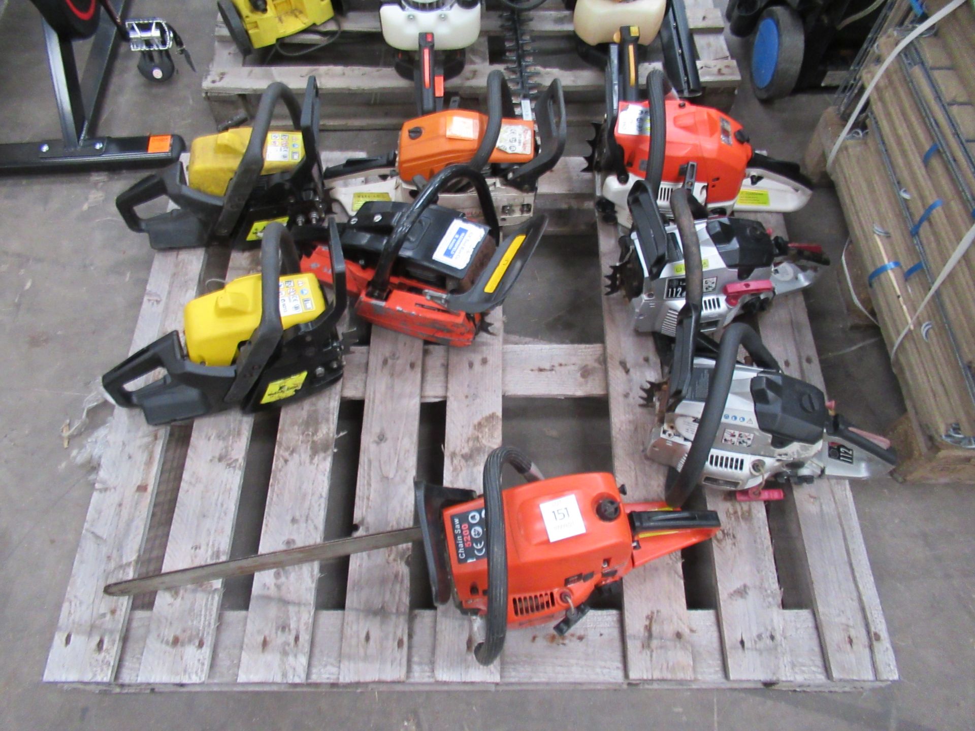 Eight Chainsaw Engines