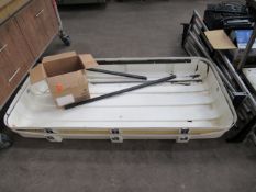 Unbranded roof rack with an unbranded car box