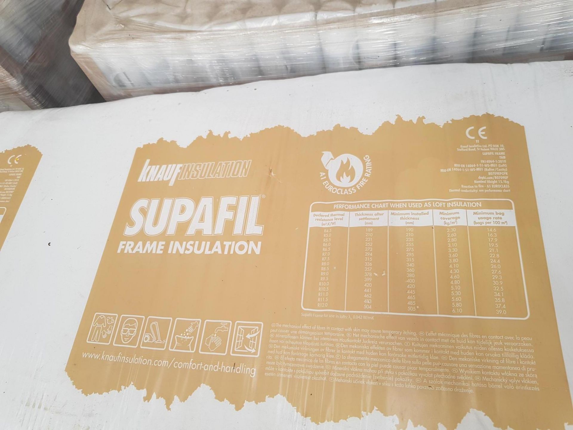 14 x Packs Knauf insulation Supafil Frame Insulation - Image 2 of 4