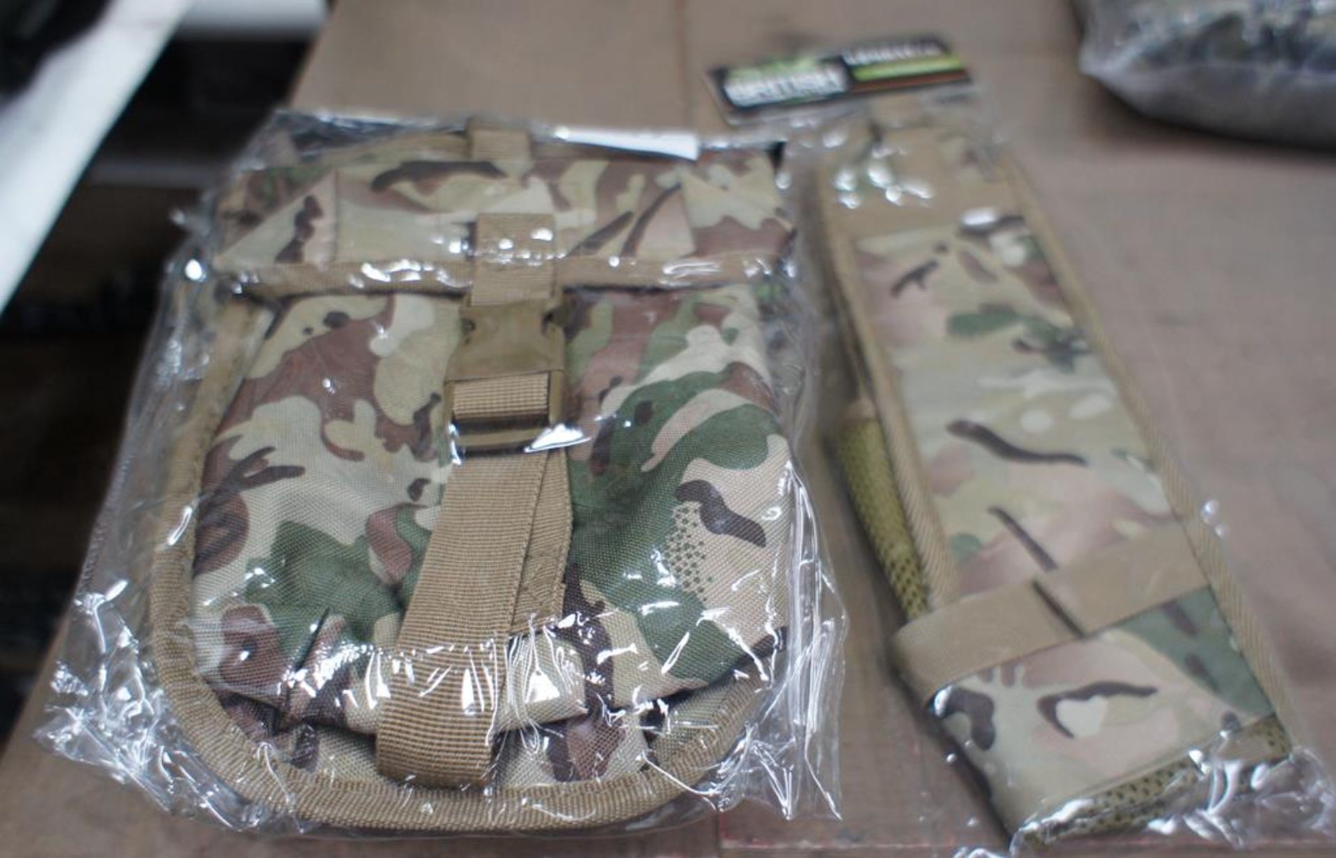 Qty of varioud utily pouches, weapon cleaning wallets, inflating pillows and webbing yoke - Image 8 of 8