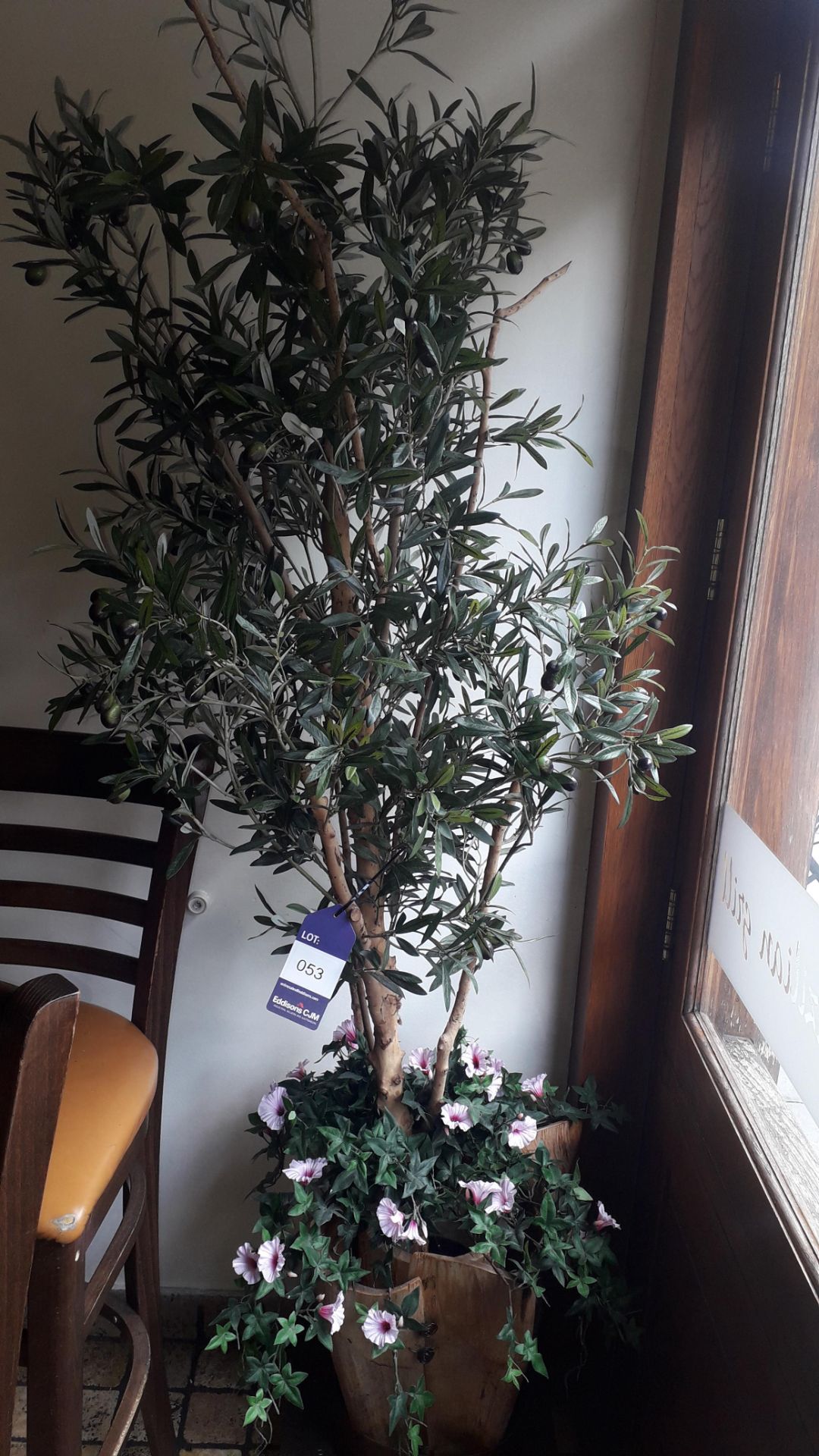 Potted Artificial Olive Tree - Image 2 of 2