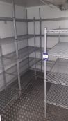 4 bays of wire shelving to Coldstore (purchaser to dismantle)