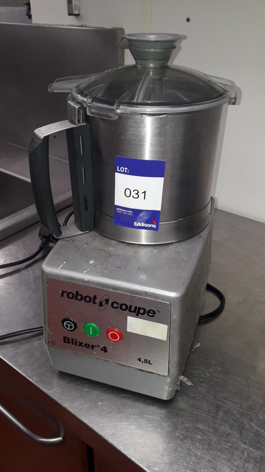 Robot Coupe Blixer 4 A Mono Stainless Steel Countertop Food Processor, serial number G47401231102