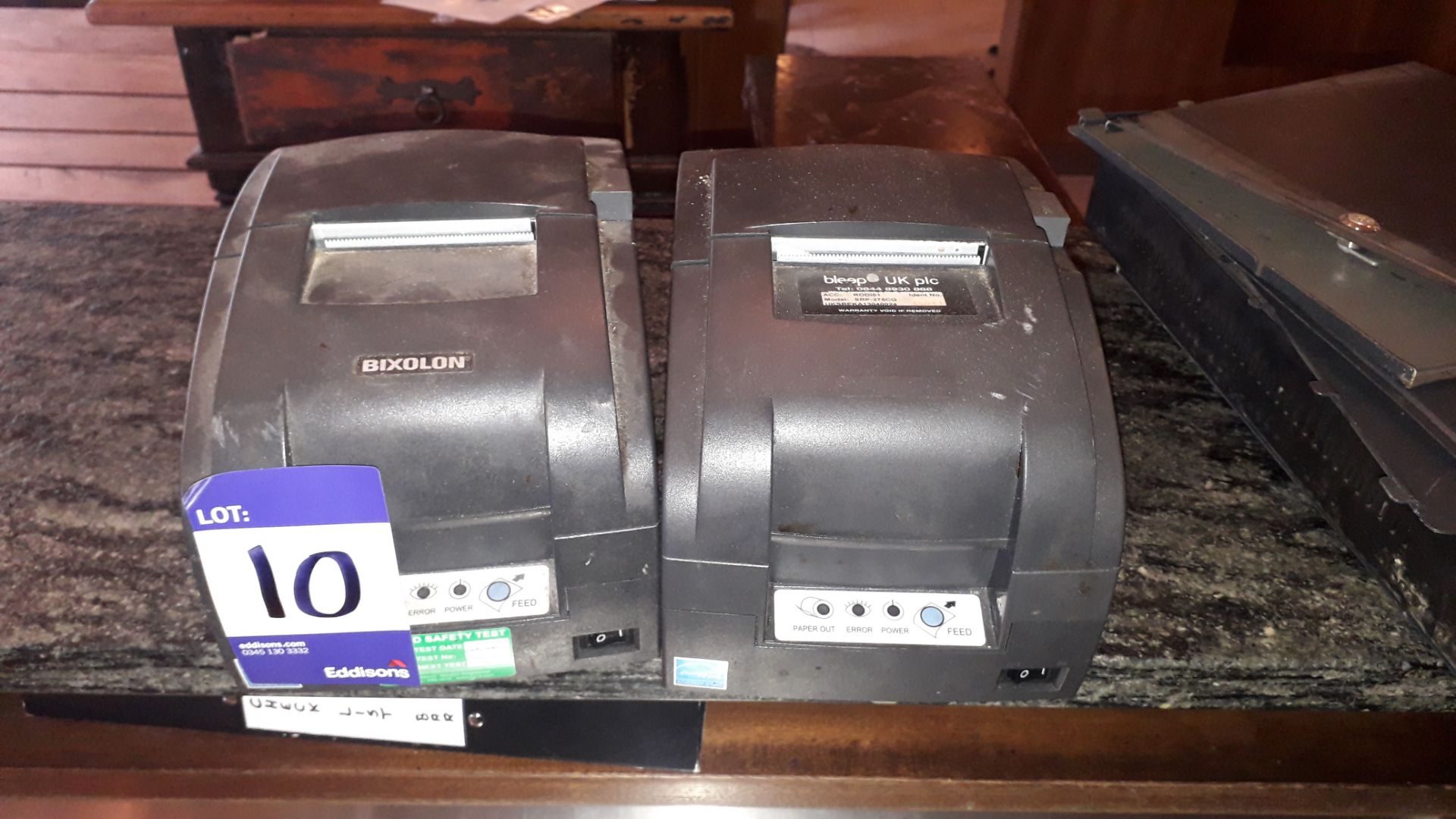 2 Bixolan Receipt Printers; models SRP-275CG & SRP