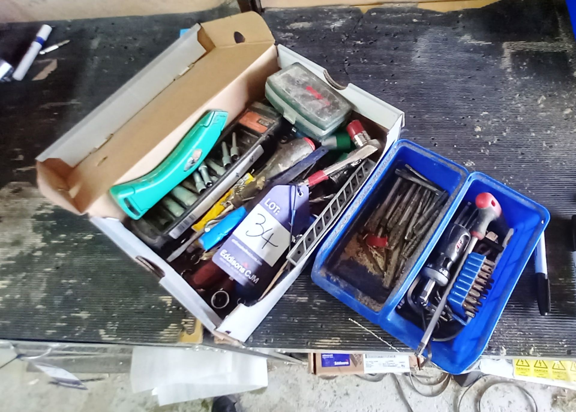 Assortment of various hand tools, to include spann