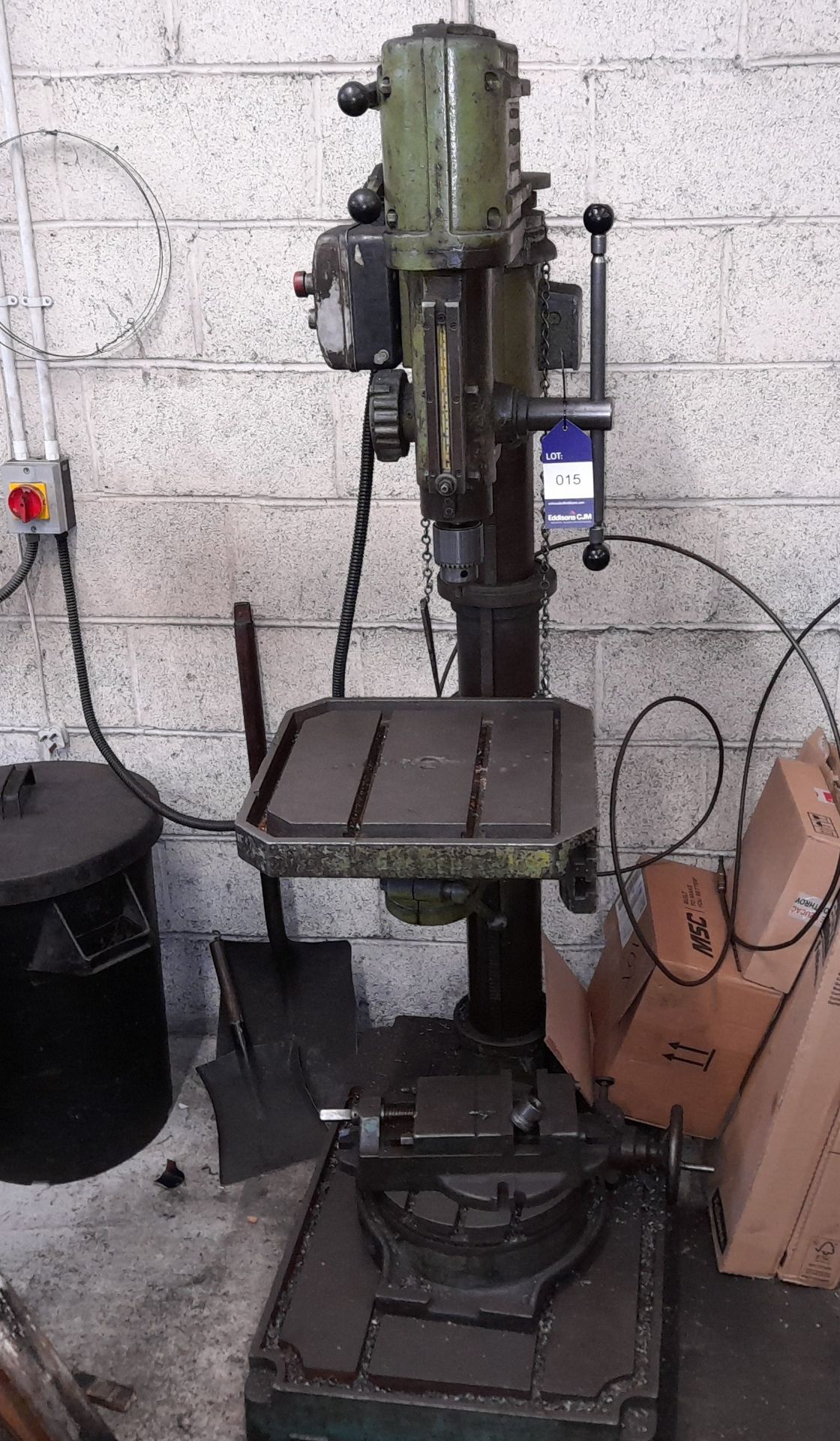 Grimston Electriska Pillar Drill with Rise and Fal