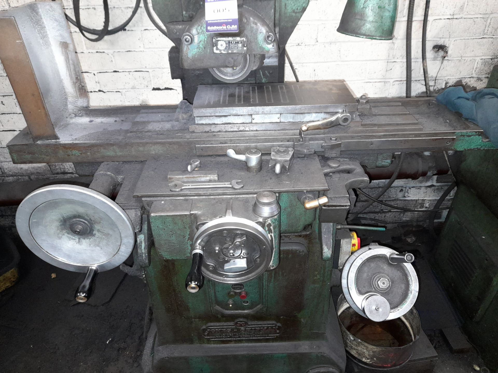 Jones and Shipman Surface Grinder with Magnetic wo - Image 2 of 4